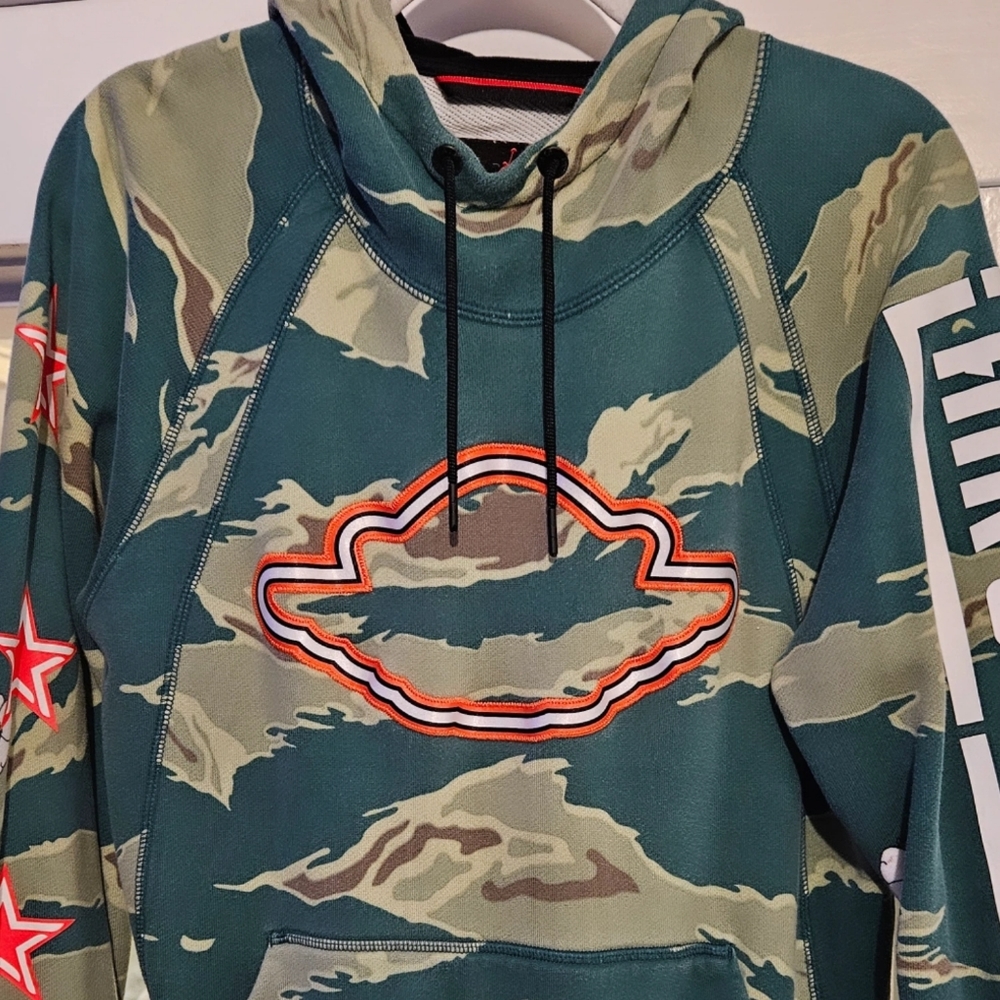Nike Air Jordan City of Flight Pullover Hoodie Men's Size M Green